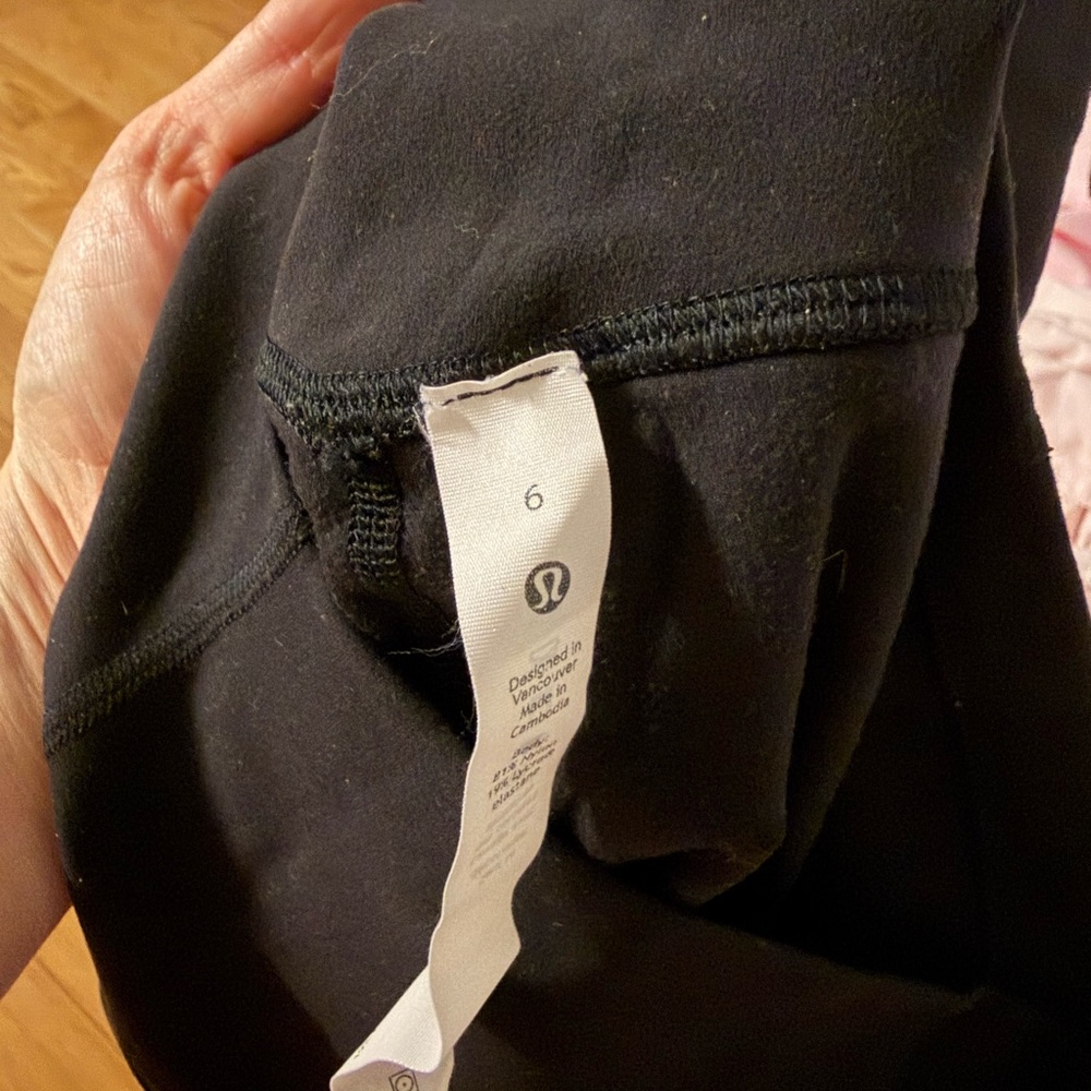 Lululemon Align Black Leggings Size 6